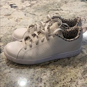 adidas Shoes | Adidas Advantage Clean Sneakers Leopard Inside | Poshmark
